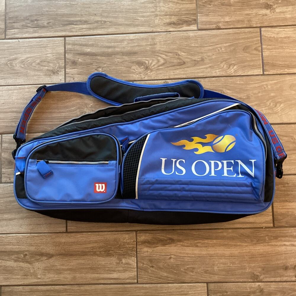 Wilson US Open Tennis Multi Racket Bag with Shoulder Strap
